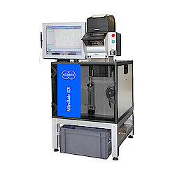 The Minilab-DP measures the density profile and moisture content of the tobacco along an entire tobacco strand